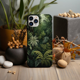 Funda Para iPhone 13 Pro Max Bosque tropical verde exuberante