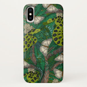 Funda Para iPhone X bosque verde enmarañado