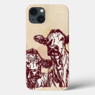 title_seo2 Bosquejo del drenaje de la mano de dos vacas y