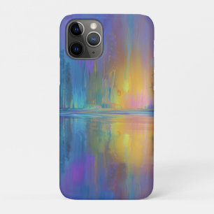 Funda Para iPhone 11 Pro Bosques de susurros, colores pasteles luminosos,