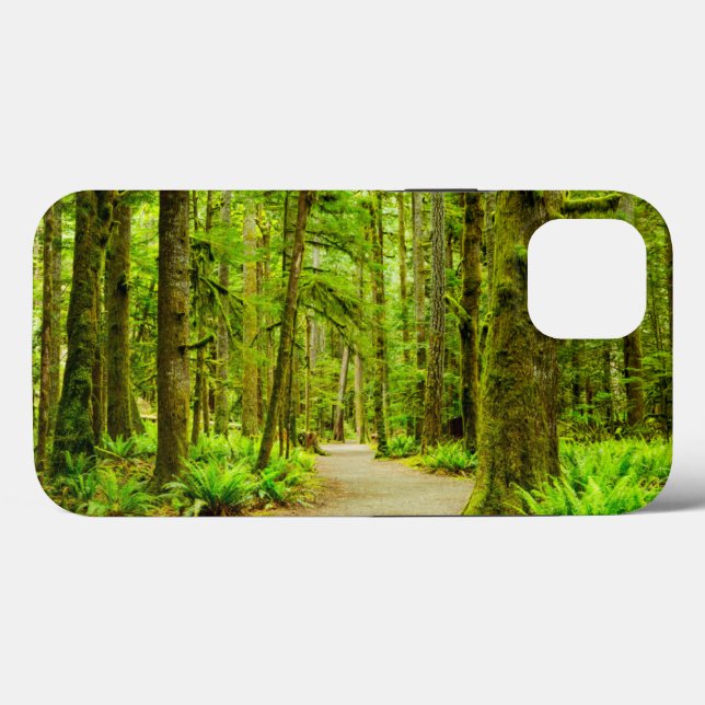 Funda De Case-Mate Para iPhone Bosques | Parque nacional olímpico (Reverso (Horizontal))