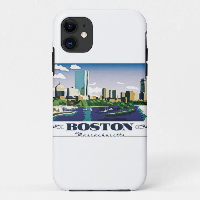 Funda De Case-Mate Para iPhone Boston, Massachusetts (Reverso)