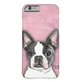 Funda Barely There Para iPhone 6 Boston Terrier