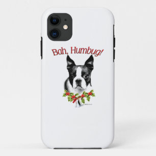 Funda Para iPhone 11 Boston Terrier Bah Humbug