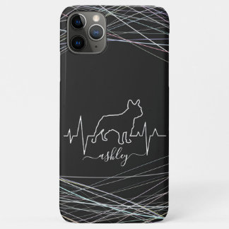Funda Para iPhone 11 Pro Max Boston Terrier es el amor al perro mínimo de Guay