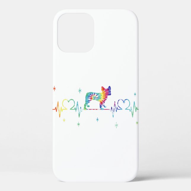 Funda De Case-Mate Para iPhone Boston Terrier Heartbeat Dog Lover (Reverso )