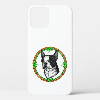 Funda Para iPhone 12 Boston Terrier St Patrick's Day
