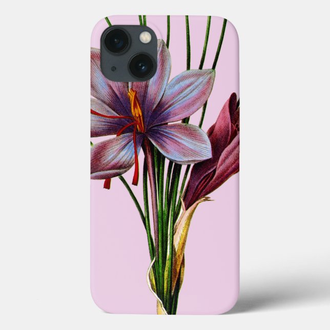 Funda De Case-Mate Para iPhone Botánica: Saffron (Reverso)