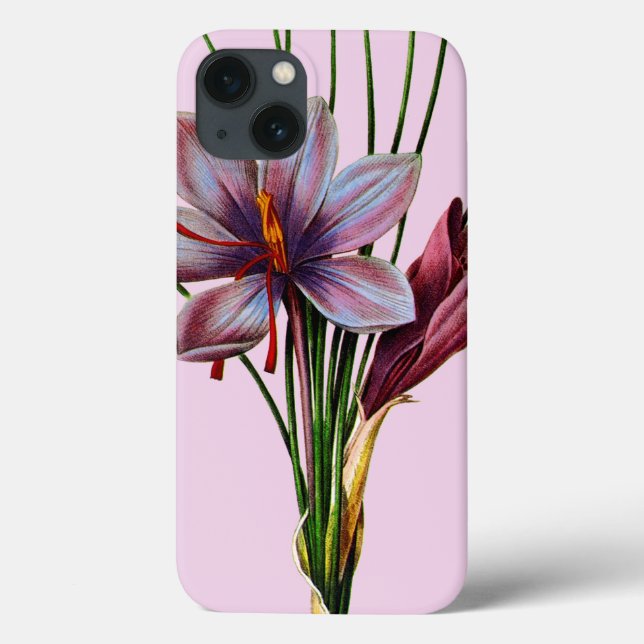 Funda De Case-Mate Para iPhone Botánica: Saffron (Reverso)