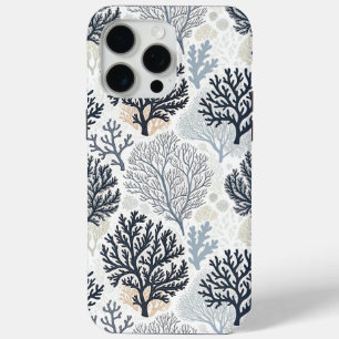 Funda Para iPhone 15 Pro Max Botanical Coral Ocean Vibes
