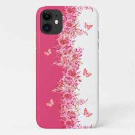 Funda Para iPhone 11 Botanical Pink Phone Case