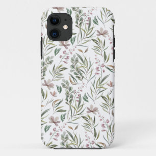 Funda Para iPhone 11 Botánico Acuarela