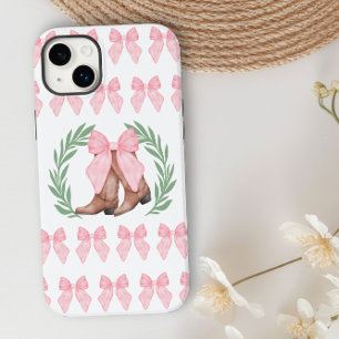 Funda Para iPhone 14 Plus De Case-Mate Botas de vaquera Corona de laurel y lazos rosas