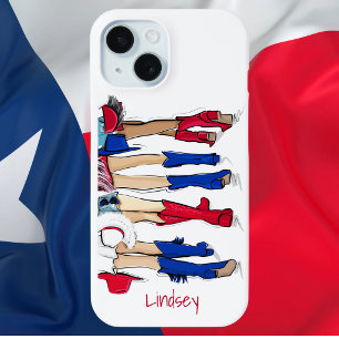Funda Para iPhone 15 Botas y sombreros personalizados para damas del su