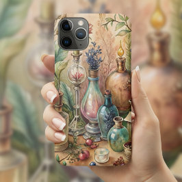 Funda Para iPhone 11 Pro Botellas de Botánica Antigüa de Farmacia