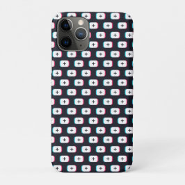 Funda Para iPhone 11 Pro Botón de aplicación TikTok. Diseño de patrones - V