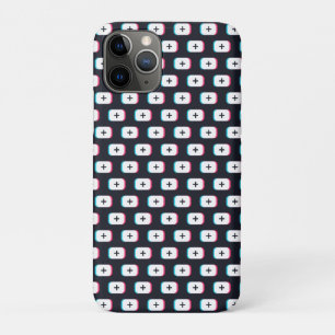 Funda Para iPhone 11 Pro Botón de aplicación TikTok. Diseño de patrones - V