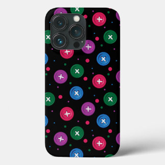 Funda Para iPhone 13 Pro Botones y puntos divertidos