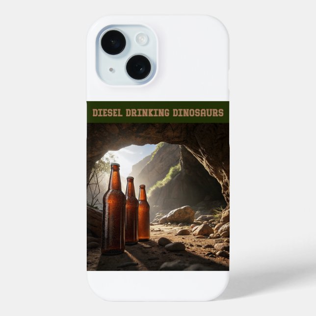 Funda De Case-Mate Para iPhone Bottles Beside A Cave (Reverso )