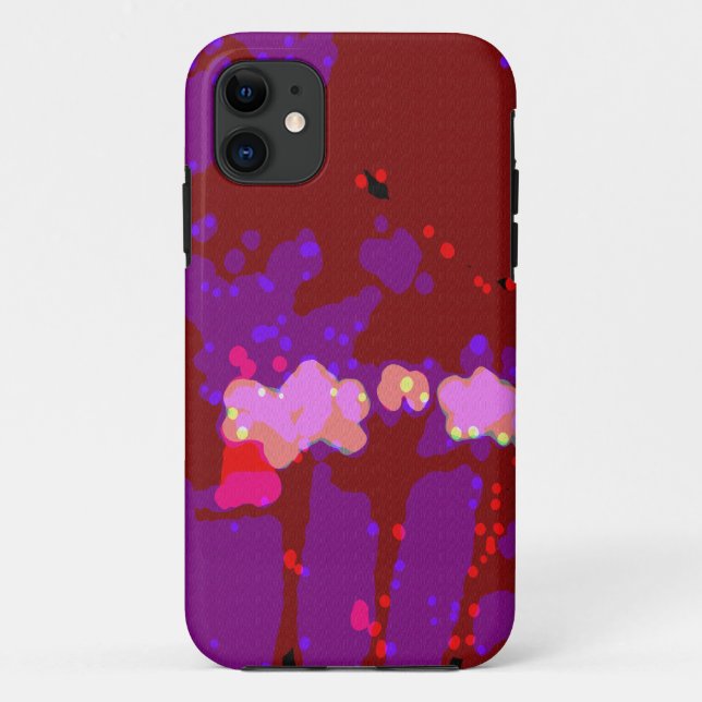 Funda De Case-Mate Para iPhone Bougainvillea totalmente abstracta (Reverso)