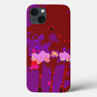 Funda Para iPhone 13 Bougainvillea totalmente abstracta