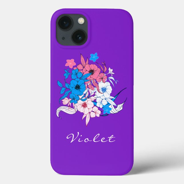 Funda De Case-Mate Para iPhone Bouquet de flores (Reverso)