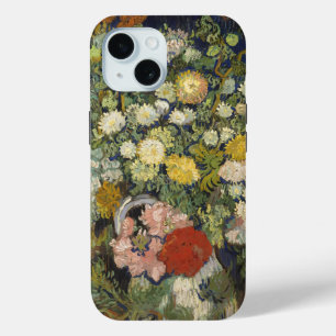 Funda Para iPhone 15 Bouquet de flores en una bolsa   Pintura de época