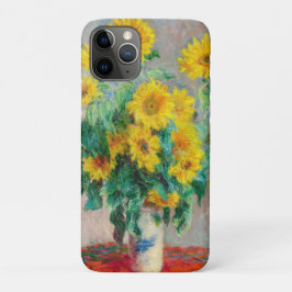 Funda Para iPhone 11 Pro Bouquet de los girasoles Claude Monet