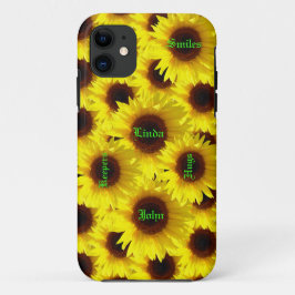Funda Para iPhone 11 Bouquets de girasol