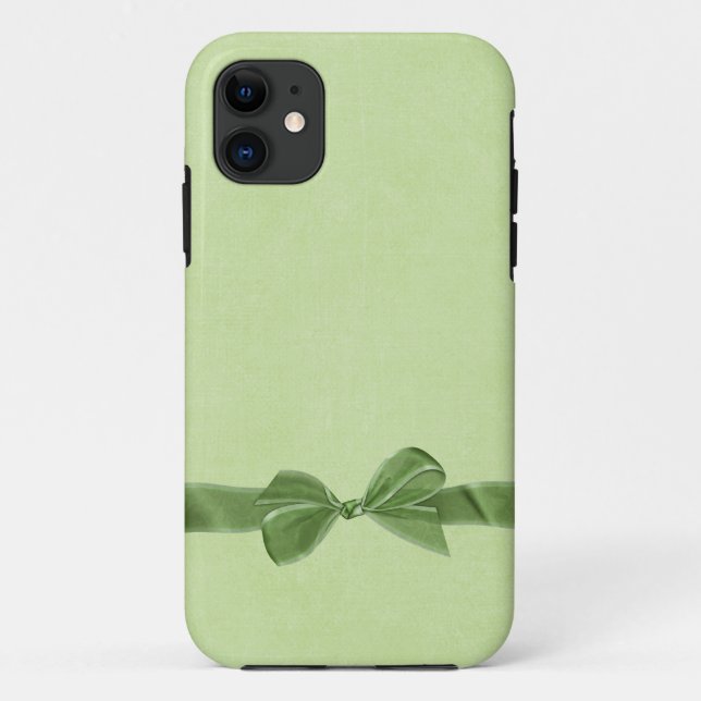 Funda De Case-Mate Para iPhone Bow verde (Reverso)