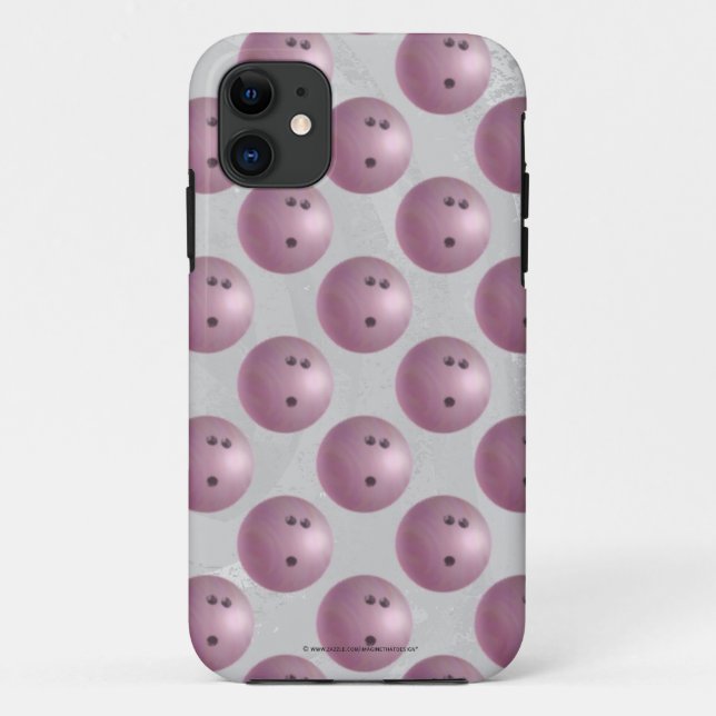 Funda De Case-Mate Para iPhone Bowling Ball Pink (Reverso)