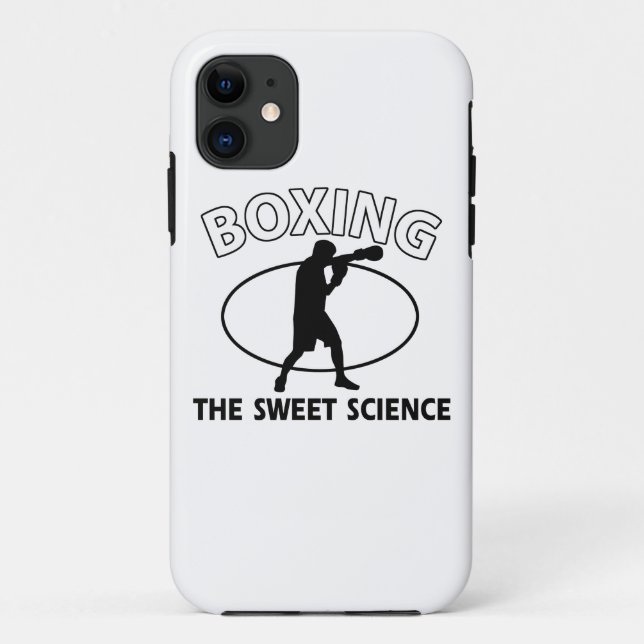 Funda De Case-Mate Para iPhone Boxear la dulce ciencia (Reverso)