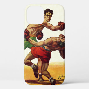 Funda Para iPhone 12 Boxeo deportivo vintage, boxeadores en lucha