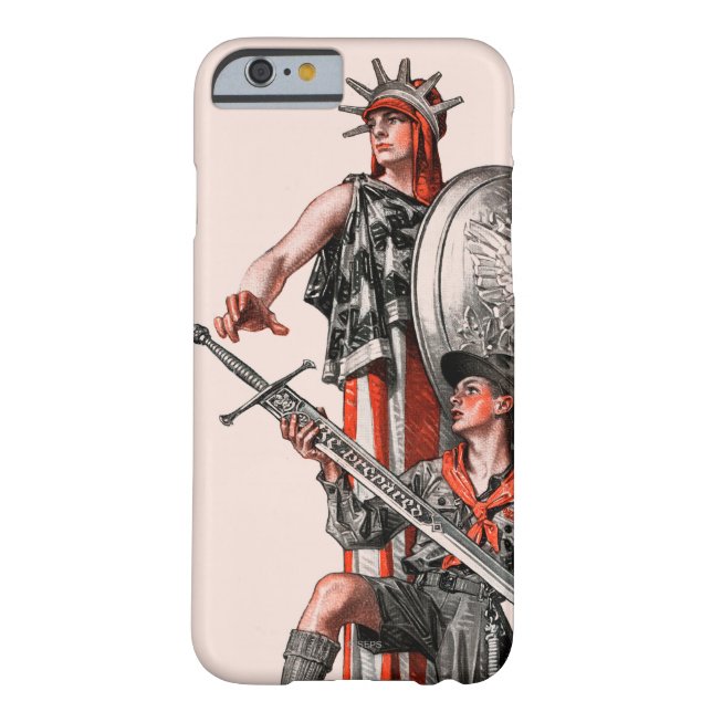Funda De Case-Mate Para iPhone Boy Scout y Liberty (Reverso)