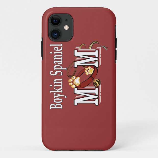 Funda De Case-Mate Para iPhone Boykin Spaniel Mom (Reverso)