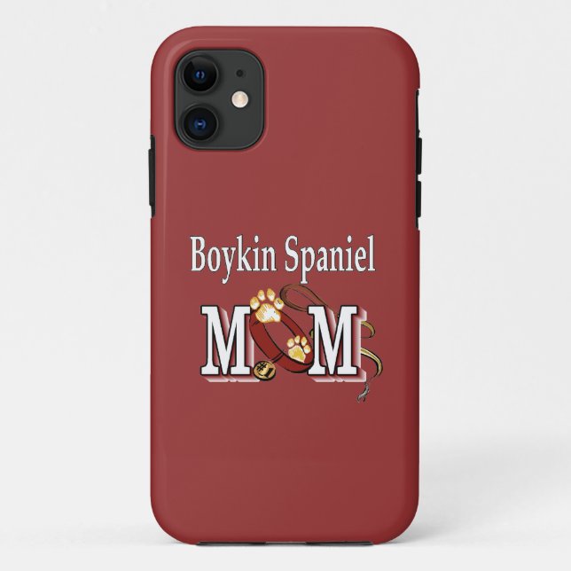 Funda De Case-Mate Para iPhone Boykin Spaniel Mom (Reverso)