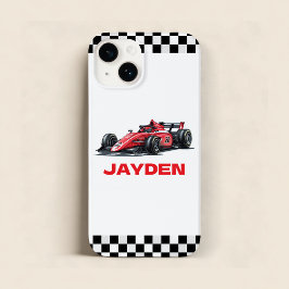 Funda Para iPhone 14 De Case-Mate Boys Personalised Racing Car