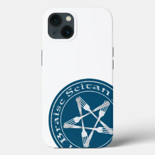 Funda Para iPhone 13 Braise Seitan Vegan Pentagram (versión ligera)