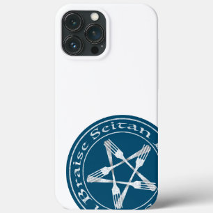 Funda Para iPhone 13 Pro Max Braise Seitan Vegan Pentagram (versión ligera)