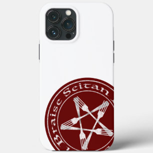 Funda Para iPhone 13 Pro Max Braise Seitan Vegan Pentagram (versión ligera)
