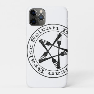 Funda Para iPhone 11 Pro Braise Seitan Vegan Pentagram (versión oscura)