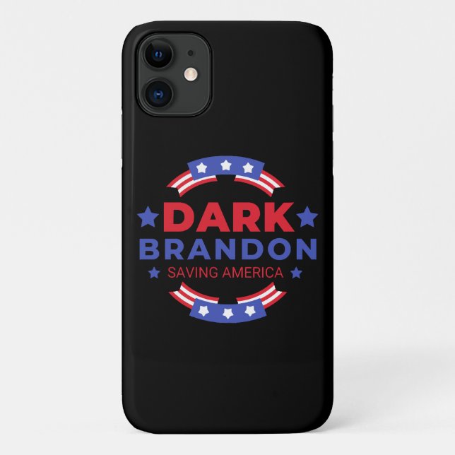 Funda De Case-Mate Para iPhone Brandon Oscuro  (Reverso)