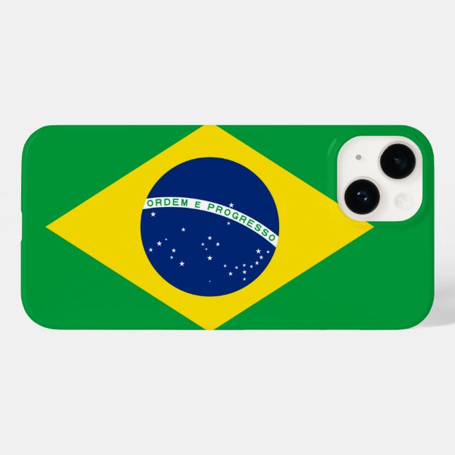 Funda De Case-Mate Para iPhone Brasil (Reverso  (Horizontal))
