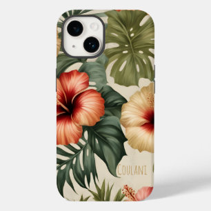 Funda Para iPhone 14 De Case-Mate Breeze Hibiscus tahitiano