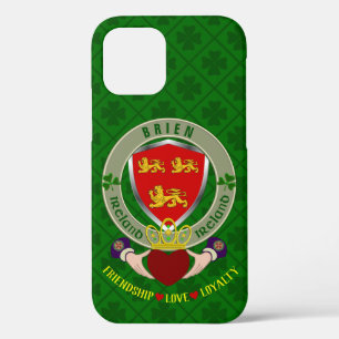 Funda Para iPhone 12 Brien/Bryan Irish Shield y Claddagh Personalizados