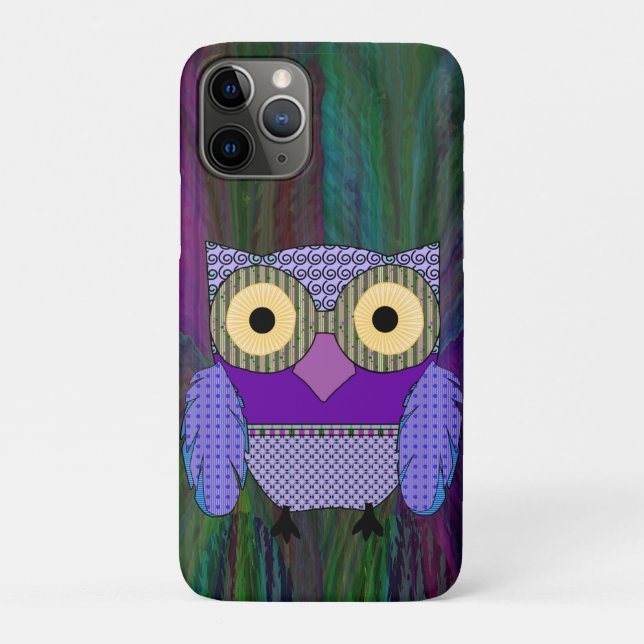 Funda De Case-Mate Para iPhone Bright Eyed Owl (Reverso)