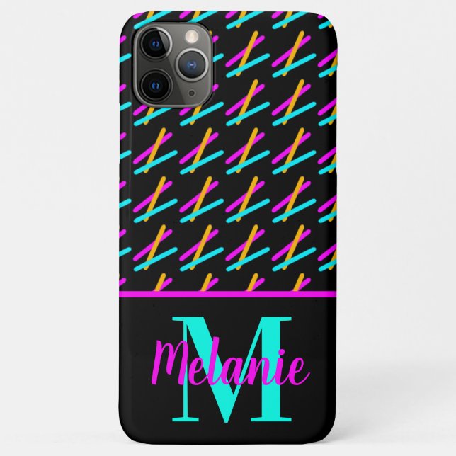 Funda De Case-Mate Para iPhone Bright Neon Laser Action Flourescent Fun (Reverso)