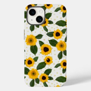 Funda Para iPhone 14 De Case-Mate Bright sunflower pattern