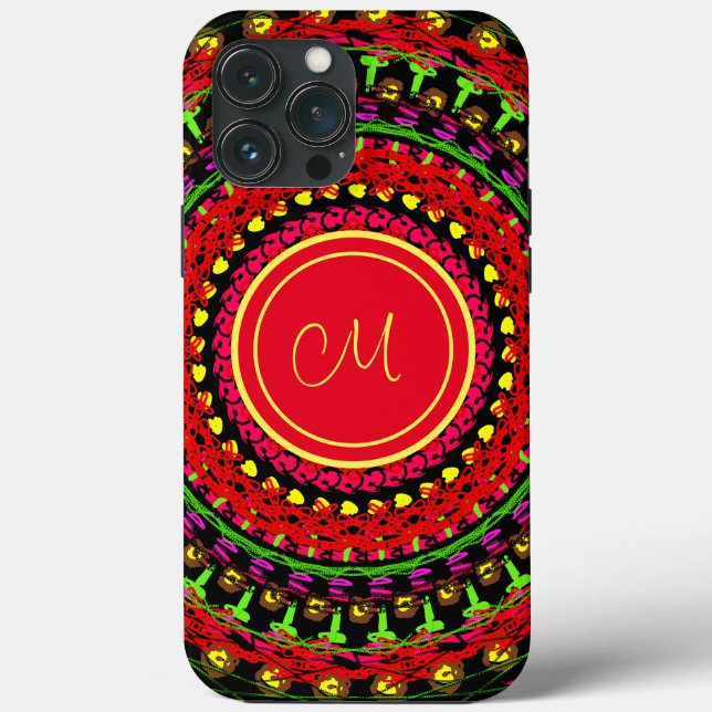 Funda De Case-Mate Para iPhone Brillante abstracto (Reverso )