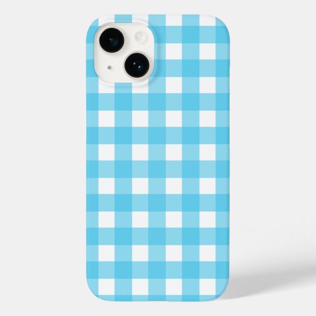 Funda De Case-Mate Para iPhone Brillante azul ceruleano (Reverso )